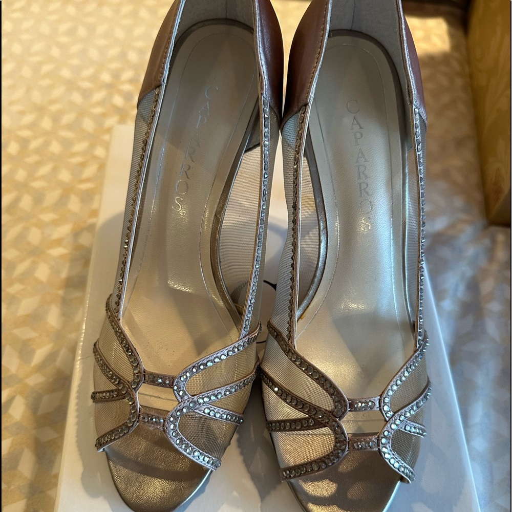 Open toed high heels